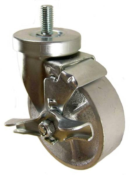 Light Duty Steel Wheel Threaded Stem Casters
