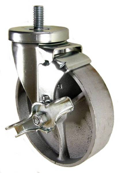Cast Iron Stem Casters - High-Quality Casters for Industrial Equipment & Heavy-Duty Use