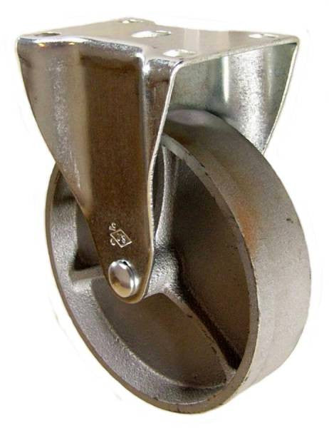 5" Steel Plate Casters - Light Duty