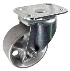 Heavy-Duty Steel Casters with 2-3/8" x 3-5/8" Mounting Top Plate