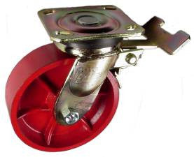 6" Steel Plate Casters - Medium Duty