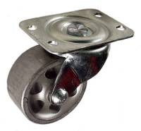 Heavy-Duty Steel Casters with 1-7/8" x 2-9/16" Mounting Top Plate