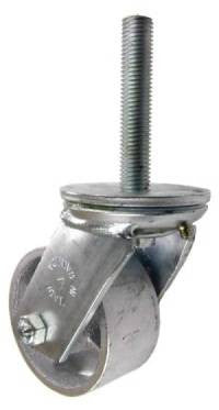 Heavy Duty Steel Stem Casters with an overall height 5-5/8"