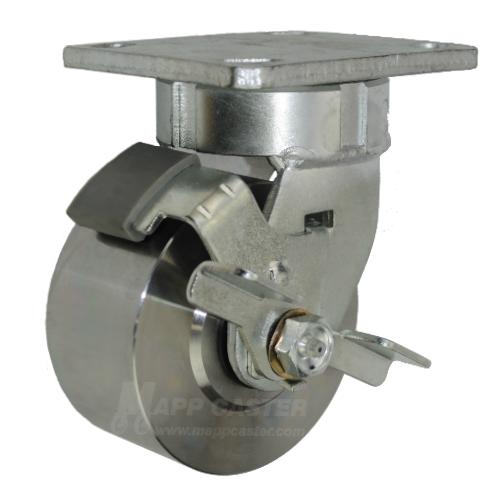 Medium Duty Steel Wheel Plate Casters