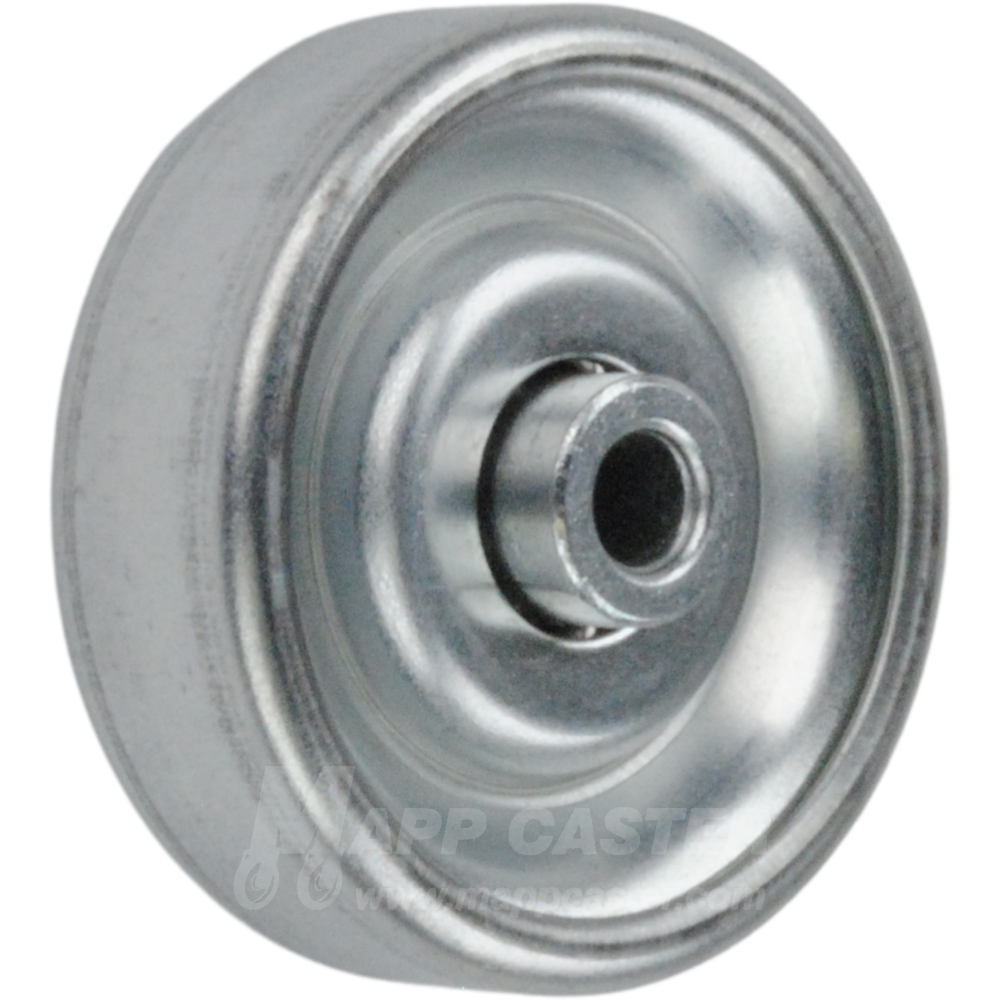 1-15/16" x 5/8" Steel Skate/Conveyor Wheel w/ Ball Bearings - 150 Lbs Capacity Part # B2119
