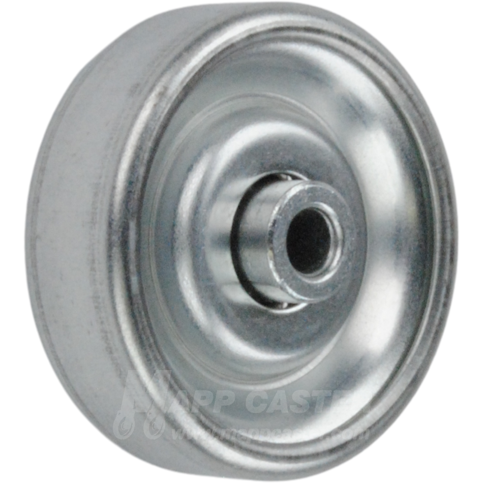 1-15/16" x 5/8" Steel Skate/Conveyor Wheel w/ Ball Bearings - 150 Lbs Capacity Part # B2119