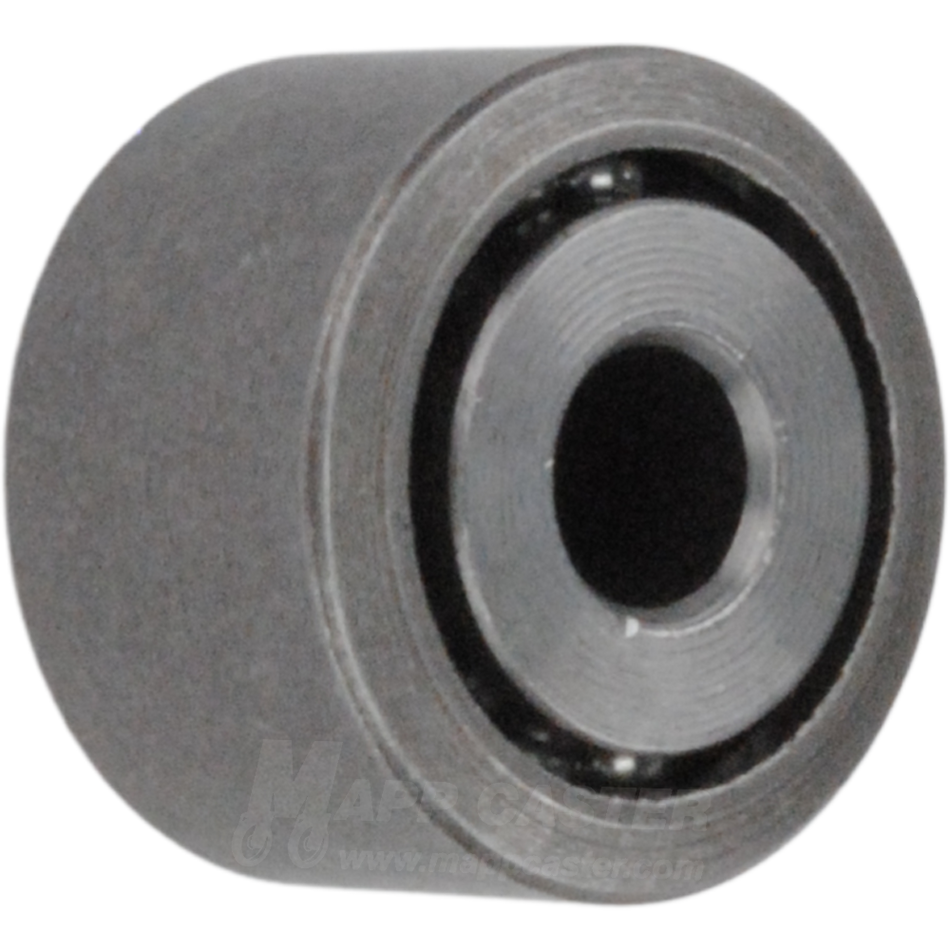 1-1/4" x 3/4" Steel Super Rail Roller Wheel w/ Ball Bearings - 500 Lbs Capacity Part # 4B125023