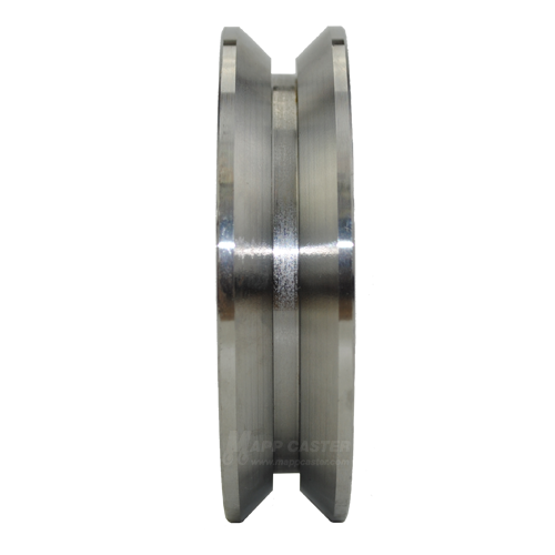 100mm x 24mm (3.93"x .94") Solid Steel V-Groove Wheel - 660 Lbs Capacity Part # EDSPK 100K