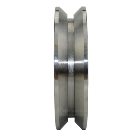 100mm x 24mm (3.93"x .94") Solid Steel V-Groove Wheel - 660 Lbs Capacity Part # EDSPK 100K