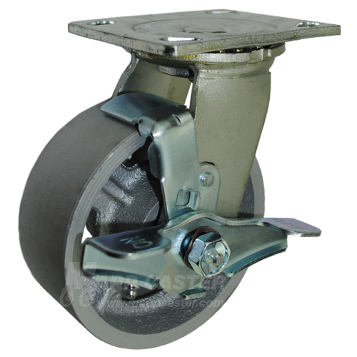 5" x 2"  Heavy Duty Steel BBQ Pit Casters