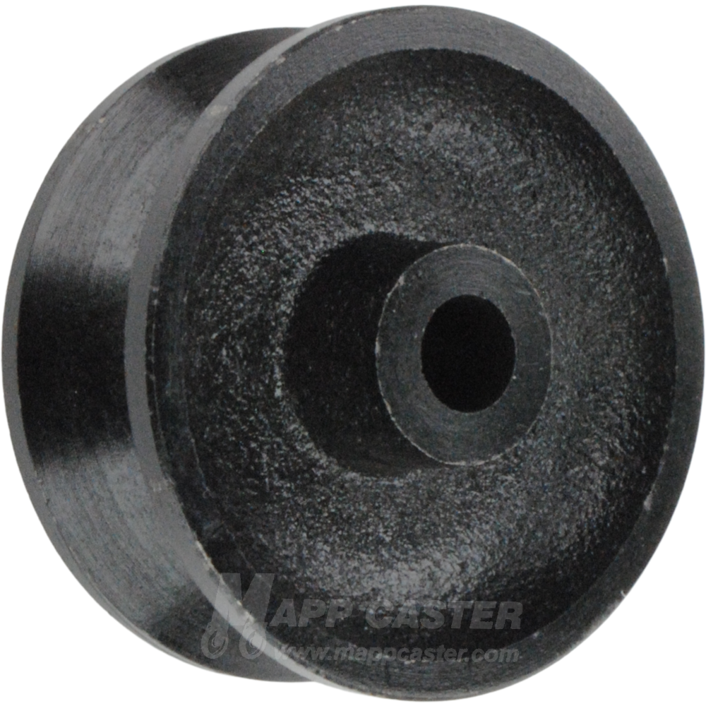 3" x 1-1/4" Cast Iron V-Groove Wheel - Part # LVG314