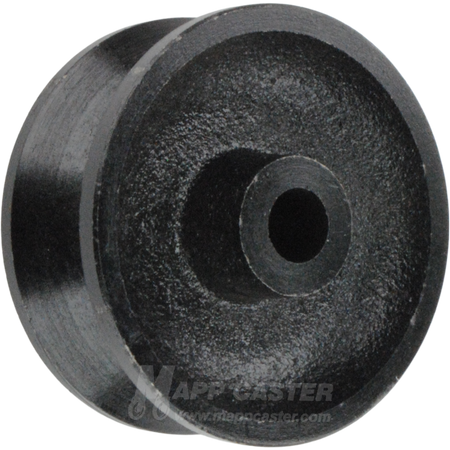 3" x 1-1/4" Cast Iron V-Groove Wheel - Part # LVG314