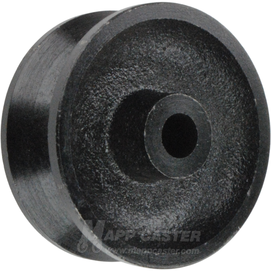 3" x 1-1/4" Cast Iron V-Groove Wheel - Part # LVG314