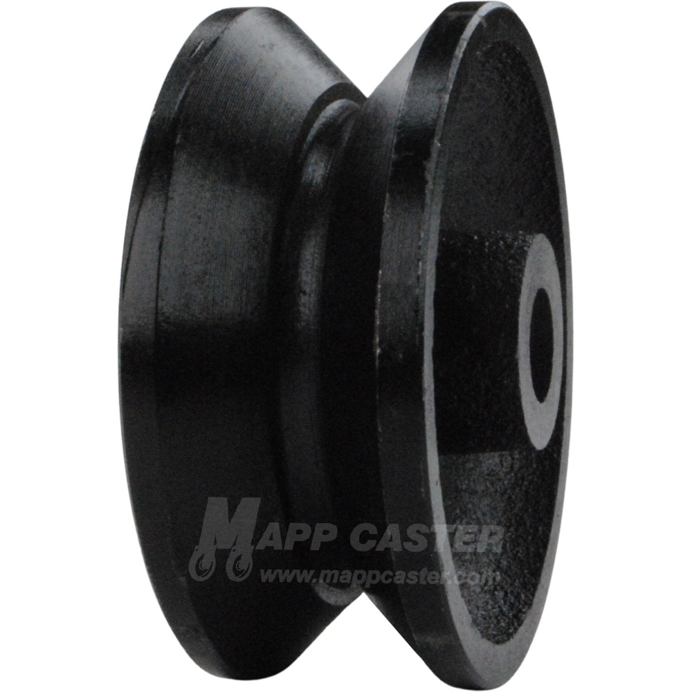 3" x 1-1/4" Cast Iron V-Groove Wheel - Part # LVG314