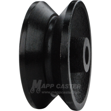3" x 1-1/4" Cast Iron V-Groove Wheel - Part # LVG314