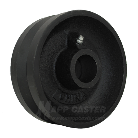 5" x 2" V-Groove Cast Iron Wheel - Part # LVG520