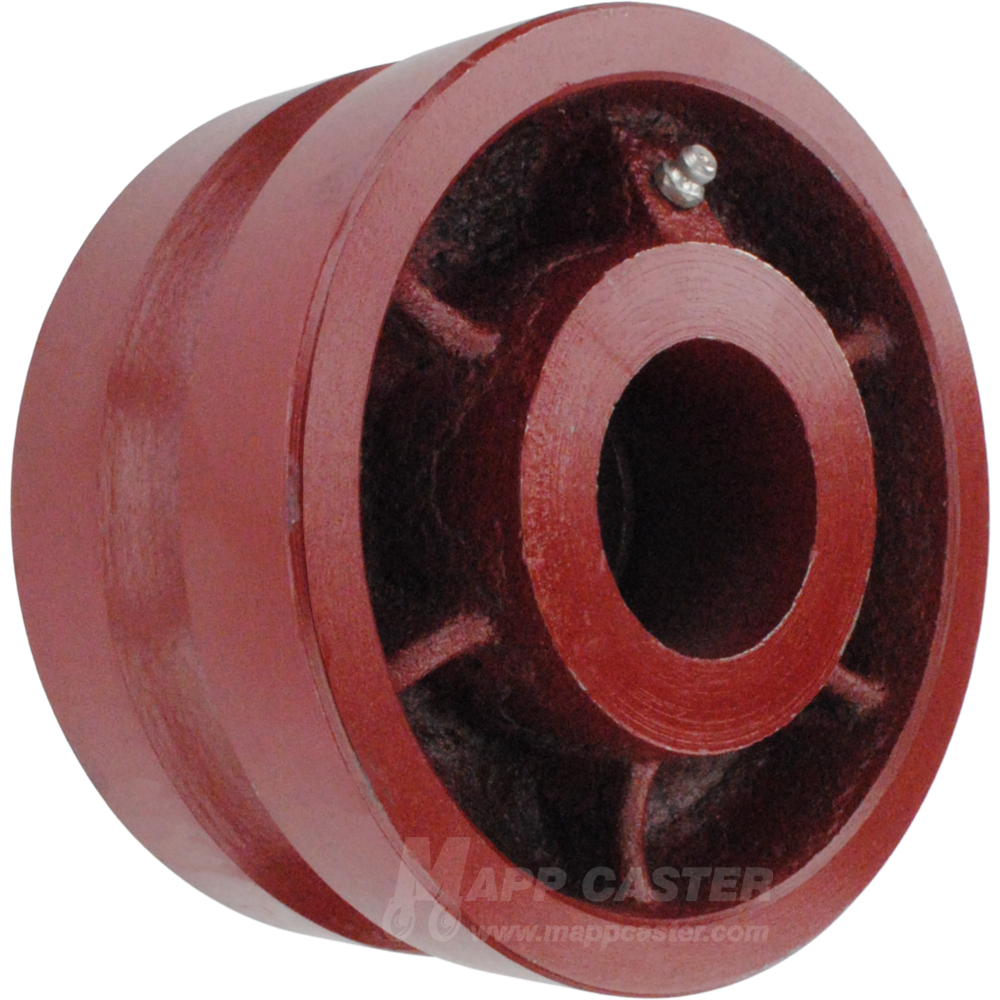 6" x 3" Ductile Steel V-Groove Wheel - 5,000 Lbs Capacity Part # LDVG630S