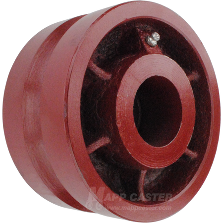 6" x 3" Ductile Steel V-Groove Wheel - 5,000 Lbs Capacity Part # LDVG630S