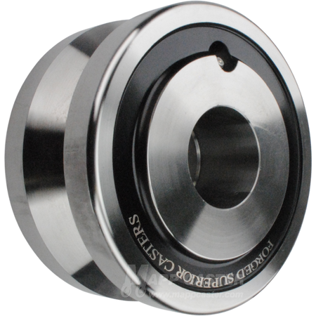 6" x 3" Forged Steel V-Groove Wheel - 6,000 Lbs Capacity Part # LFV60LW85