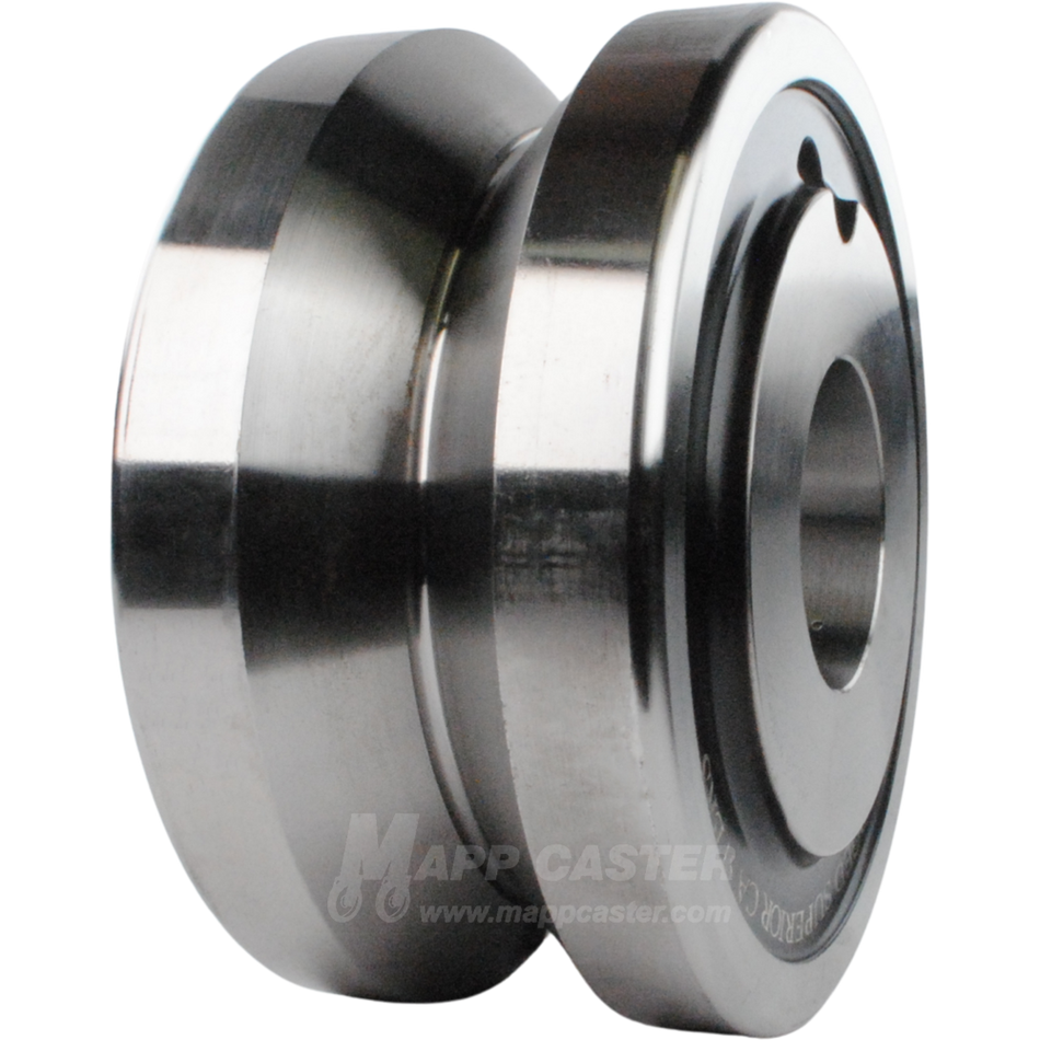 6" x 3" Forged Steel V-Groove Wheel - 6,000 Lbs Capacity Part # LFV60LW85