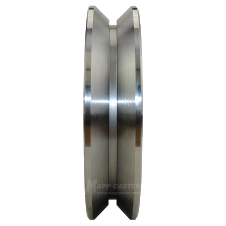DSPK 150K Blickle 6" x 1" V-Groove Solid Steel Wheel Tread 