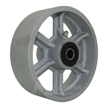 6" x 2" Cast Iron Caster Wheel with Bearings - Part # QSTL6M0