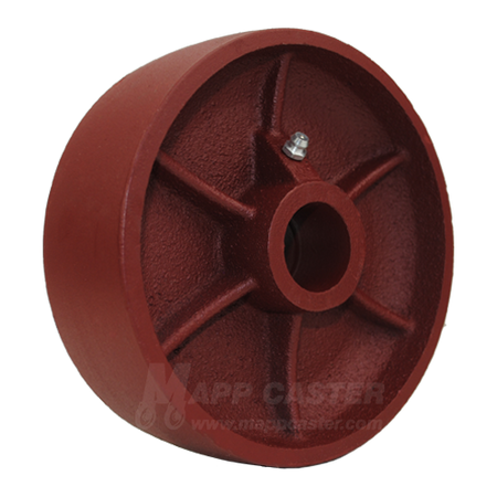 6" x 2" Ductile Steel Caster Wheel - Part # LDS620