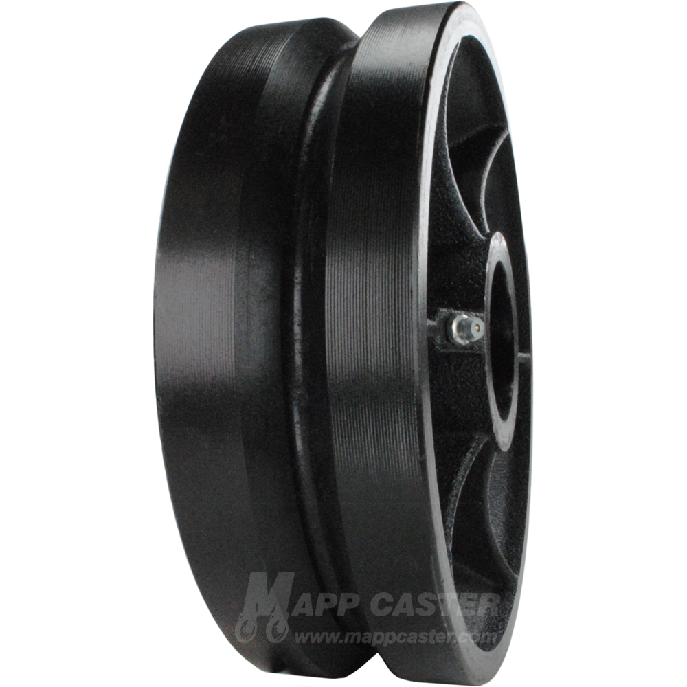 8" x 2-1/2" Cast Iron V-Groove Wheel - 2,500 Lbs Capacity Part # LVG825