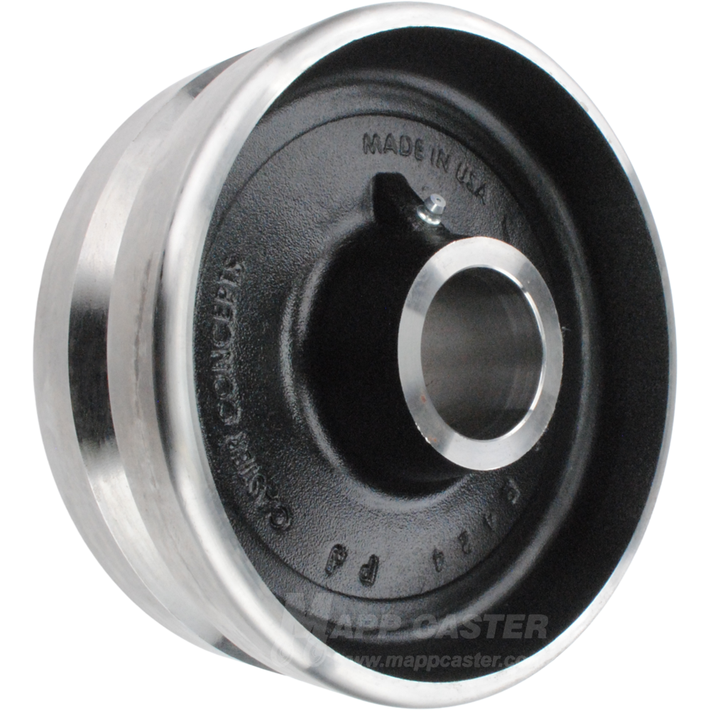 8" x 3" Forged Steel V-Groove Wheel - 5,000 Lbs Capacity Part # P083002531