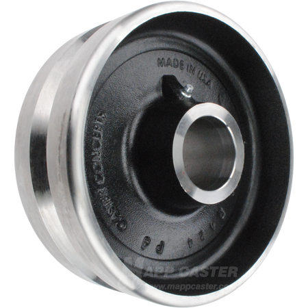 8" x 3" Forged Steel V-Groove Wheel - 5,000 Lbs Capacity Part # P083002531