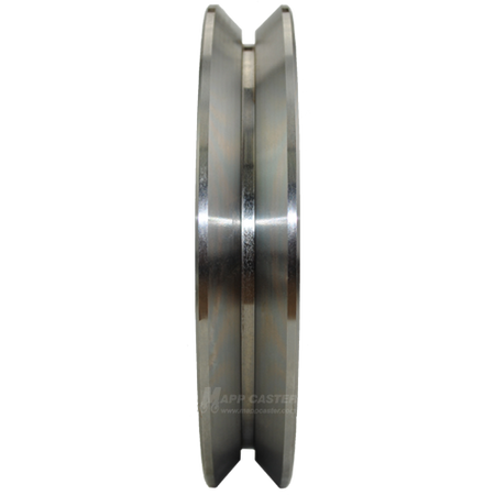 DSPK 200K - Blicke 200mm x 33mm Solid Steel V-Groove Wheel (Center)