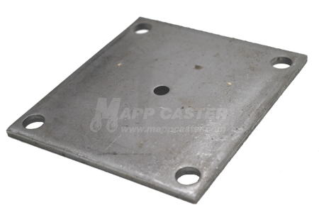 2RT9517PS Caster Weld on Top Plate 5" x 5-1/2" Unplated