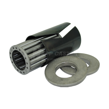 High Temp roller caster bearings for 3/4" axles that can hand temperatures up to 600˚F. Fits 2" wide casters. 
