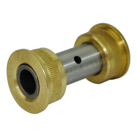 High Temperature Flanged Brass bushings for 1-1/2 inch wide caster wheels,