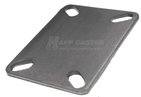 L22CS - Weld on Caster Top Plate 3-1/8" x 4-1/8" Unplated