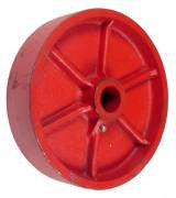 8" x 2" Ductile Steel Wheel - 2000 lbs Capacity