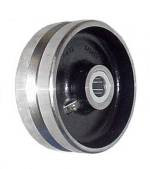 V-Groove Forged Steel Wheel 8" x 3" - 5000 lbs capacity
