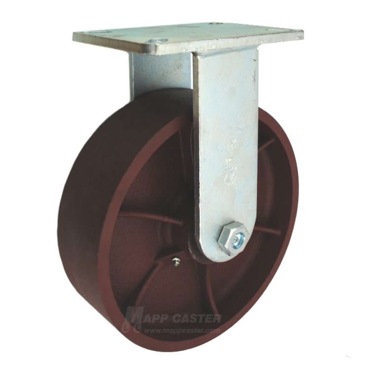 10" x 3" Ductile Steel Wheel Rigid Caster - Part# P7010301172