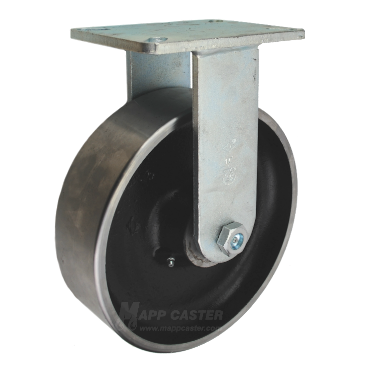 10" x 3" Forged Steel Wheel Rigid Caster - Part# P7010301201