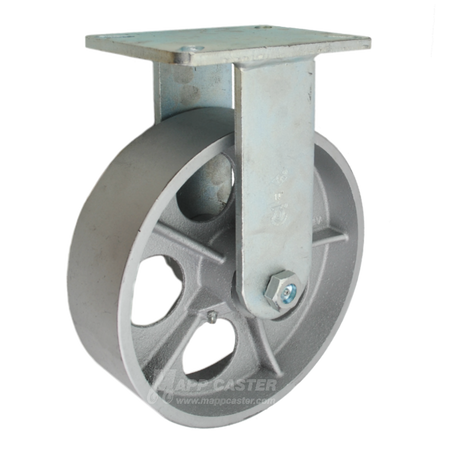 P7010301102 - 10" x 3" Cast Iron Wheel Rigid Caster 