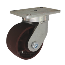 6" x 3" Ductile Steel Swivel Caster