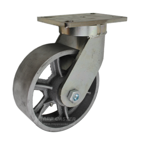 8" x 3" Cast Iron Swivel Caster - Part# P7108301111