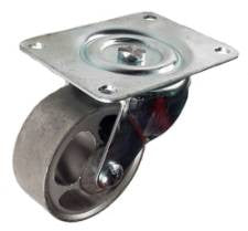 3" x 1-1/4" Sintered Iron Swivel Caster - 250 lbs Capacity
