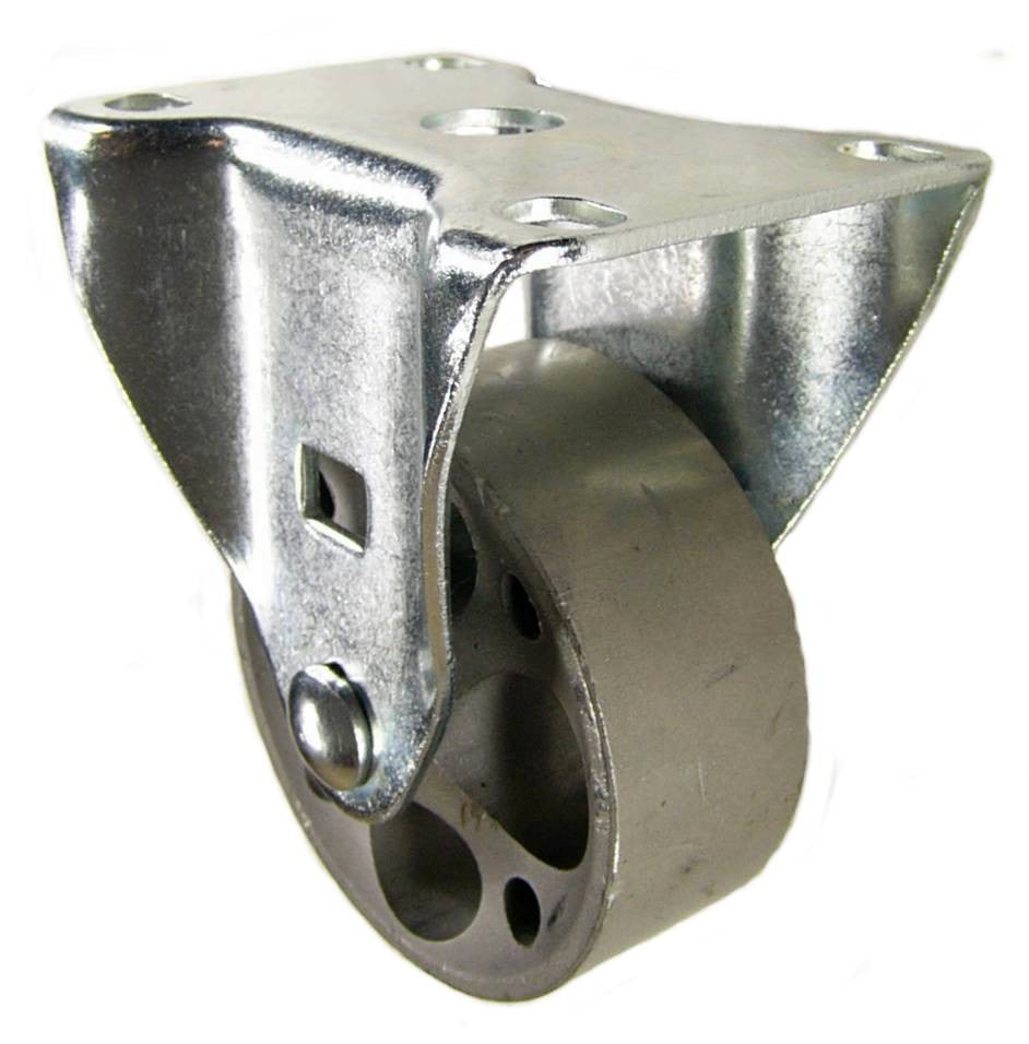 3" steel wheel caster