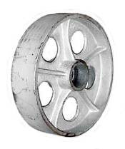 10" by 2-1/2" Cast Iron Wheel -1800 lbs Capacity